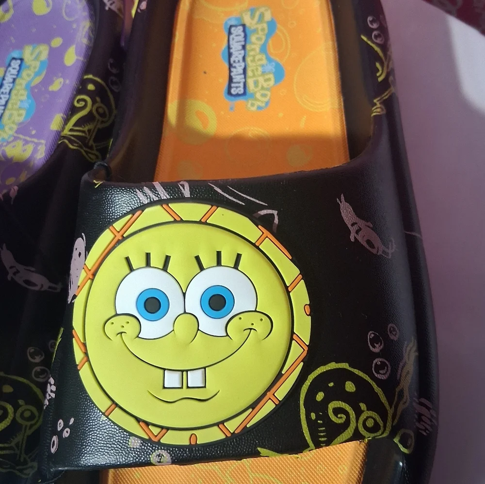 🔥NW SpongeBob SquarePants Slide Sandals  UNISEX Fun Patrick Star Men's 7 - Picture 5 of 10